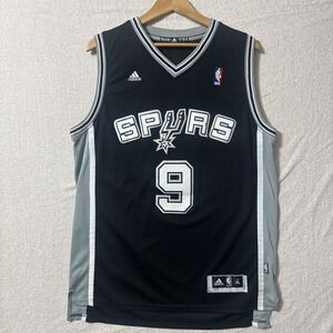 San Antonio Spurs 9 Tony Parker Adidas XL length Plus 2" 10101